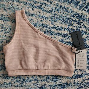 Tan One Strap Sports Top; Brand - "Strut This"